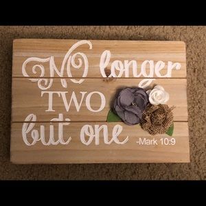 Brand new wooden sign!